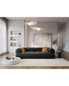 Canapé Modulaire Lily 3 Places anthracite - 234x105x74 cm