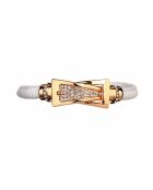 Cintuzzi goud/witte armband