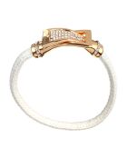Cintuzzi goud/witte armband