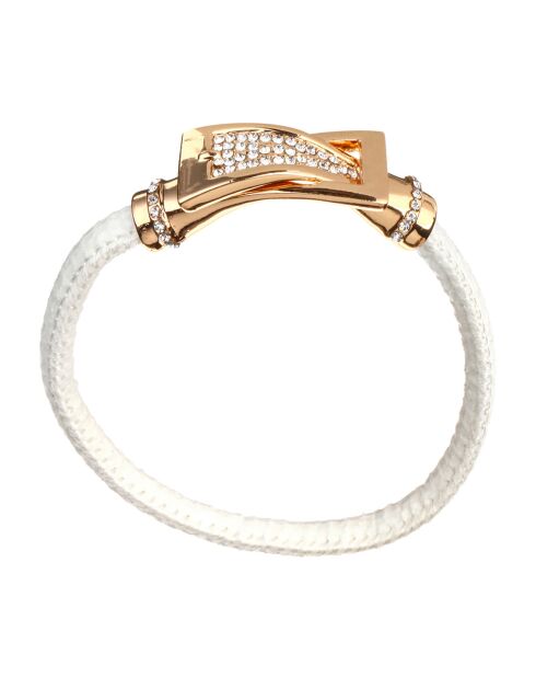 Cintuzzi goud/witte armband