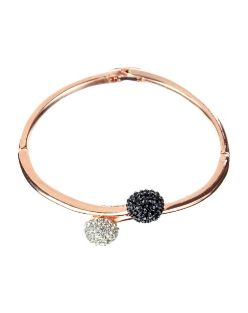 Jonc Share rosé/noir/blanc