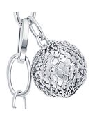 Zilver/witte oorbellen van Perlis