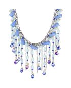 Collier Skyline argenté/bleu ciel