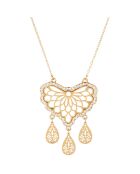 Collier Adeline doré/blanc