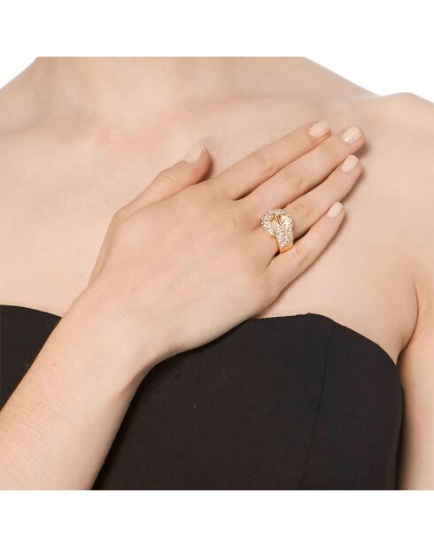 Bague Ciagal doré/blanc