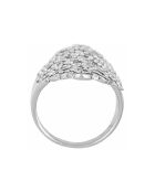 Anello Estime in argento/bianco