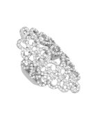 Anello Estime in argento/bianco