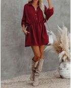 Robe Inaya bordeaux