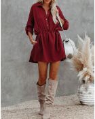Robe Inaya bordeaux