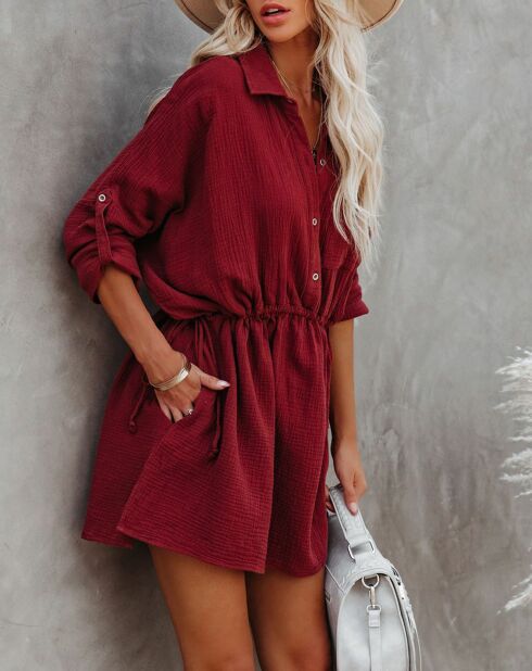 Robe Inaya bordeaux