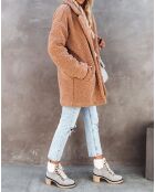 Manteau Alma camel
