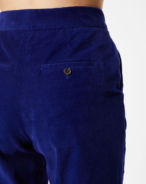 Pantalon en Velours côtelé Otto bleu foncé