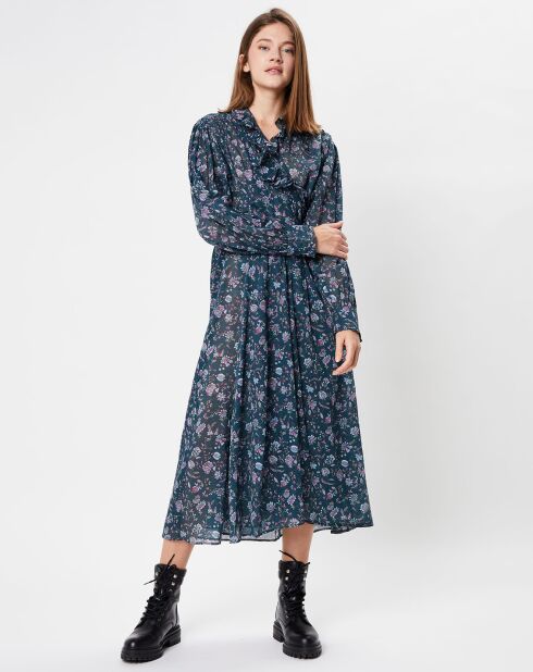 Robe Maelys vert foncé