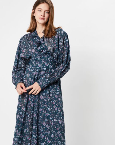 Robe Maelys vert foncé