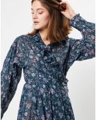 Robe Maelys vert foncé