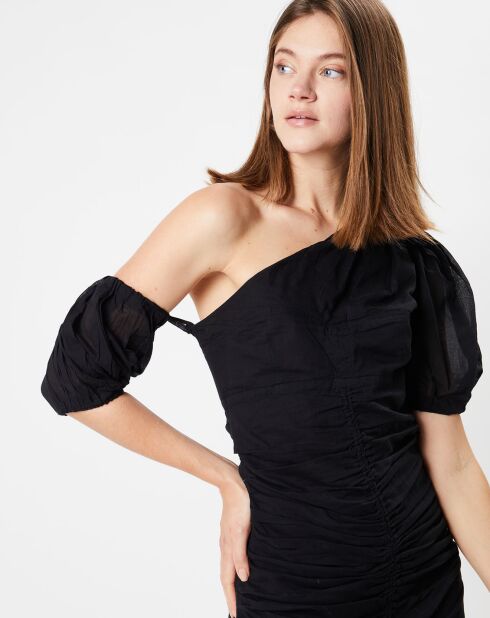 Robe 100% Coton Bio Lecia noire