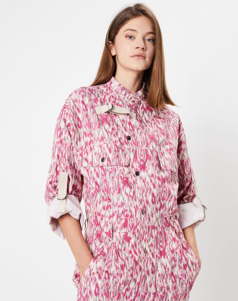 Combinaison Kendra imprimée rose