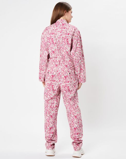 Combinaison Kendra imprimée rose
