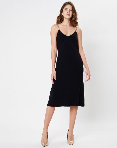 Robe en Laine mélangée noire