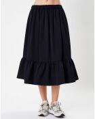 Jupe 100% Laine bleu nuit