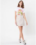 Jupe Portefeuille beige