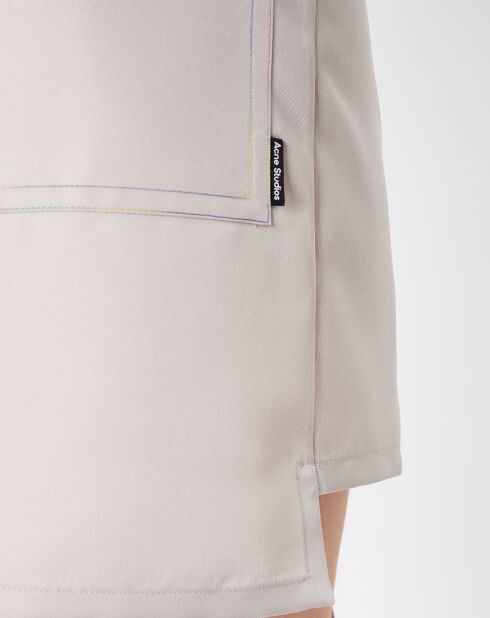 Jupe Portefeuille beige