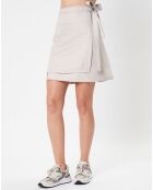 Jupe Portefeuille beige