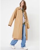 Manteau long beige
