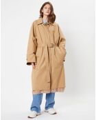 Manteau long beige