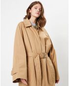 Manteau long beige