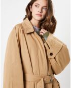 Manteau long beige