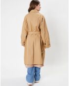 Manteau long beige