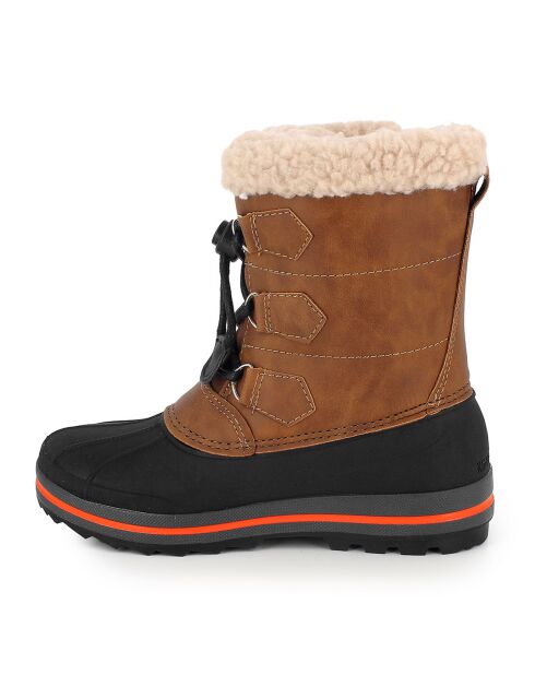 Bottes Fourrées Ethan beige/noir