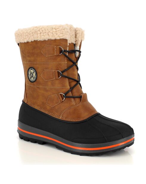 Bottes Fourrées Ethan beige/noir