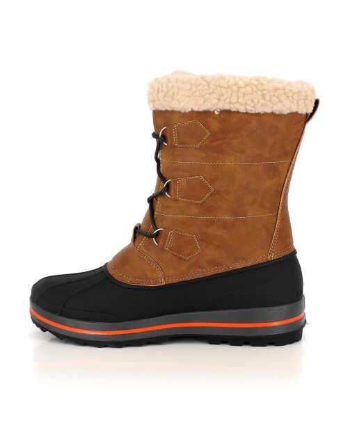 Bottes Fourrées Ethan beige/noir