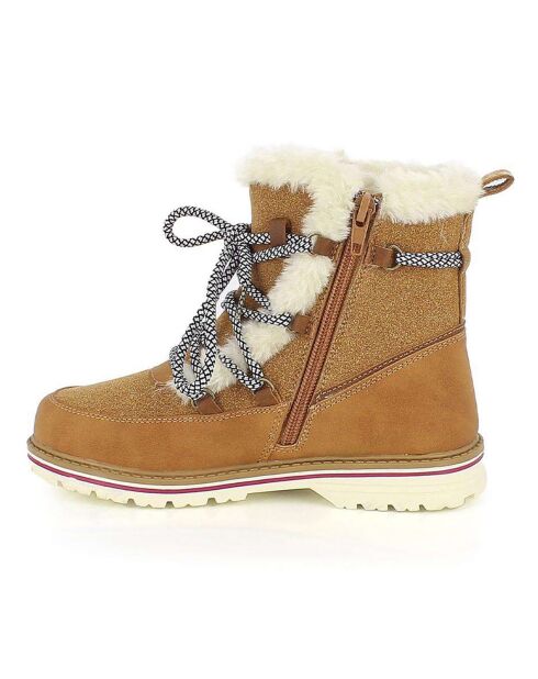 Boots Fourrées Sienna camel