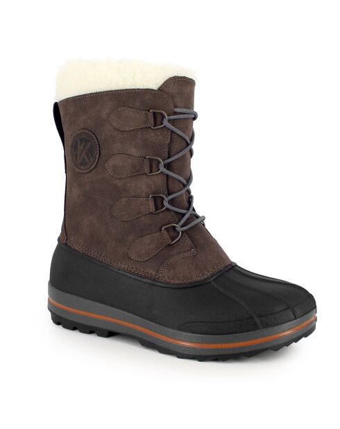 Bottes Fourrées Tiago marron/noir