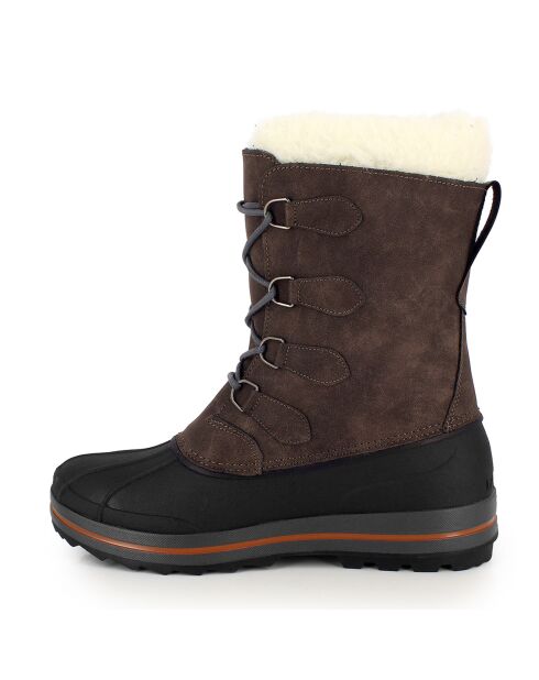 Bottes Fourrées Tiago marron/noir