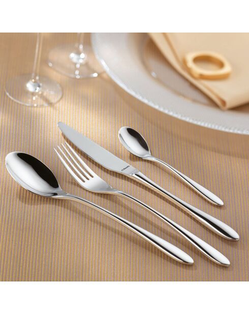 Ménagère Rondo grise - 49 pièces