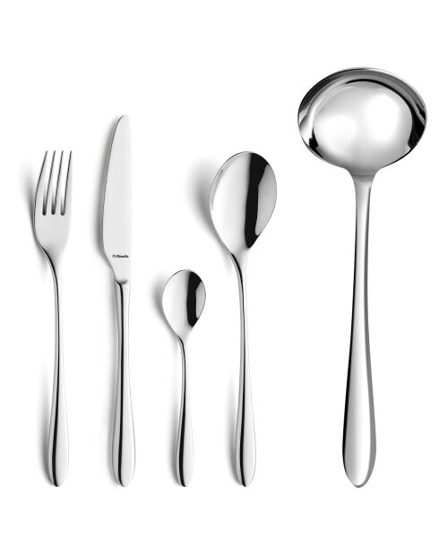 Ménagère Rondo grise - 49 pièces