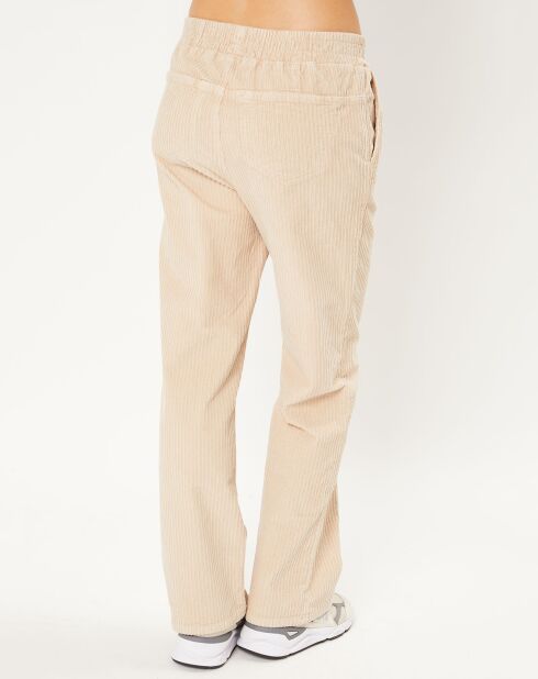 Pantalones elásticos Sorah ecru