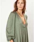 Robe courte Luka verte