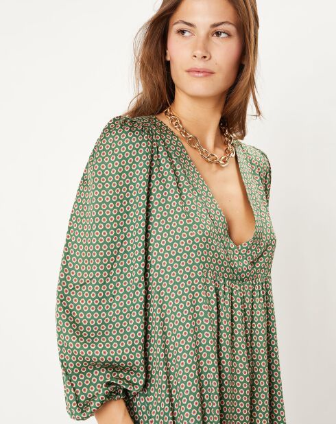 Robe courte Luka verte