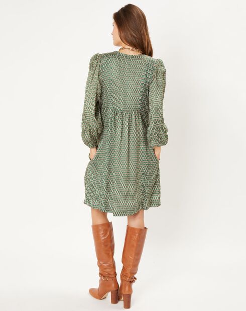 Robe courte Luka verte