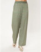 Pantalon élastique Luka vert