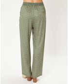 Pantalon élastique Luka vert