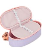 Trousse Duobox lilas - 20x8.5x7 cm