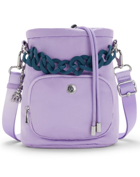 Sac porté épaule Kyla lilas - 21x16.5x32 cm