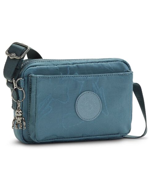 Sac bandoulière Abanu  bleu jacquard - 20x7.5x13.5 cm