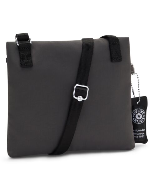 Sac bandoulière Gib noir/gris - 19.5x0x17 cm